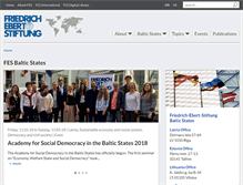 Tablet Screenshot of fes-baltic.org